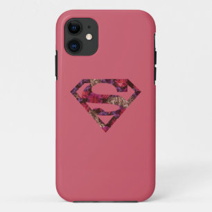 Coque iPhone 11 S-Bouclier floral rose