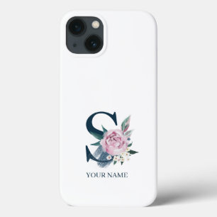 Case-Mate iPhone Case S Monogramme Floral Personnalisé