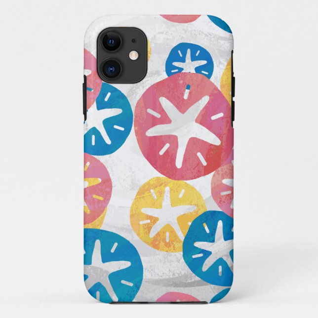 Coques Case-Mate iPhone Sable Dollar Jaune Rouge Bleu Motif (Dos)