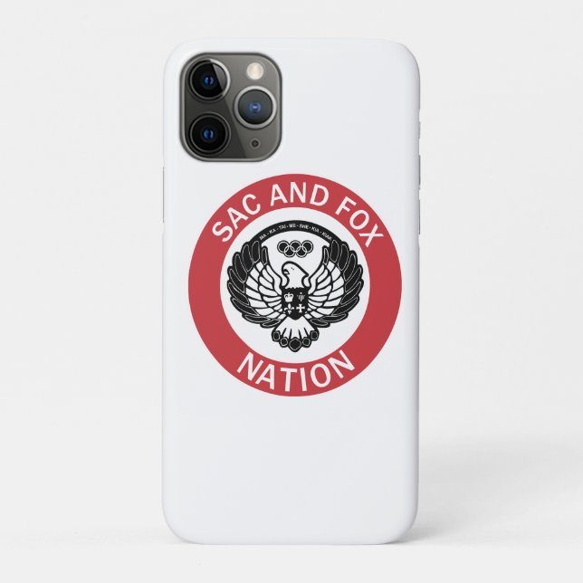 Coques Case-Mate iPhone Sac and Fox Nation Flag Oklahoma (Dos)