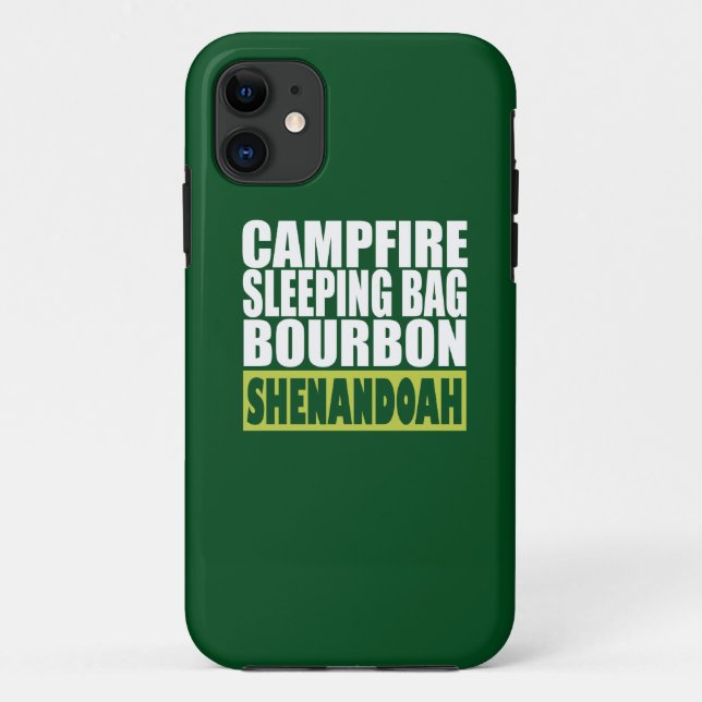 Coques Case-Mate iPhone Sac couché de feu de camp Bourbon Shenandoah (Dos)