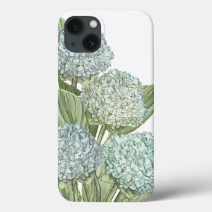Case-Mate iPhone Case Sacoche de portefeuille Blue Hydrangea iPhone