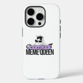 Coques iPhone 16 Pro Sacoche Queen Phone Mème Certifiée