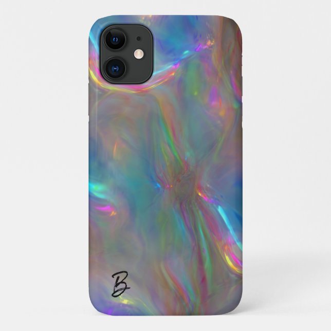 Coques Case-Mate iPhone Sacoche téléphonique personnalisée opale Abstraite (Dos)