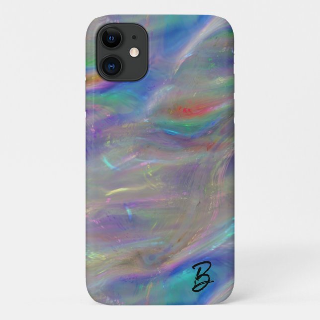Coques Case-Mate iPhone Sacoche téléphonique personnalisée opale Abstraite (Dos)
