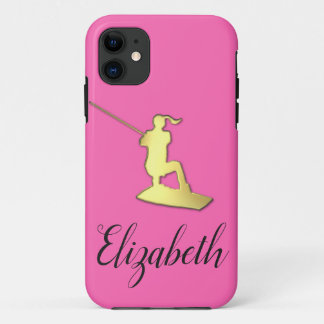 Coques Pour iPhone Sacoche téléphonique pour les femmes Golden Wakebo