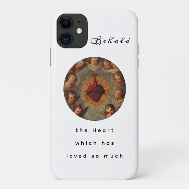 Coques Case-Mate iPhone Sacred Heart Art classique Jose Paez (Dos)