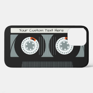 Case-Mate iPhone Case Sacs de téléphone texte personnalisés Retro Casett