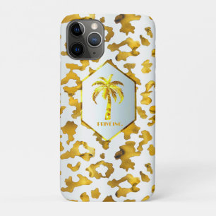 Case-Mate iPhone Case Safari Chic Imprimé Léopard Or 