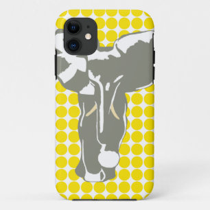 Case-Mate iPhone Case Safari Jaune Doré Dot avec Eléphant Pop Art