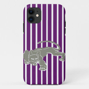 Etui iPhone Case-Mate Safari violet africain en bande avec léopard