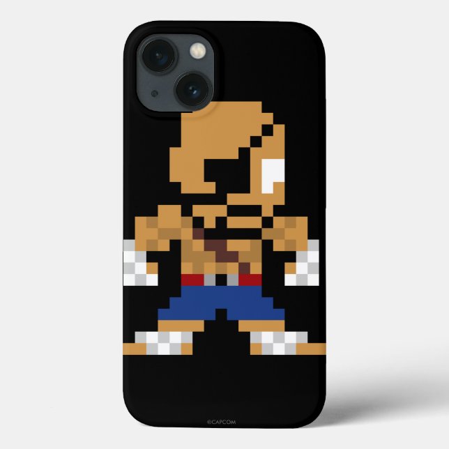 Coques Case-Mate iPhone Sagat 8 bits (Verso)