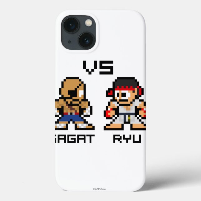 Coques Case-Mate iPhone Sagat VS Ryu 8 bits (Verso)