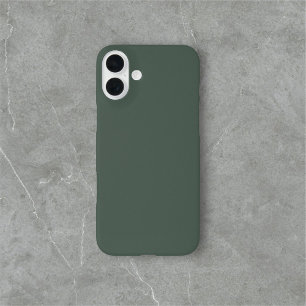 Coques iPhone 16 Plus Sage Vert Simple Minimaliste