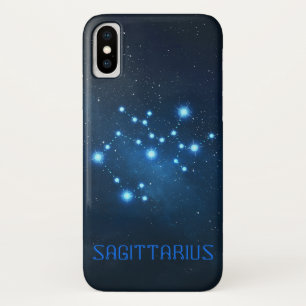 Coque iPhone X Sagittaire Constellation Zodiaque
