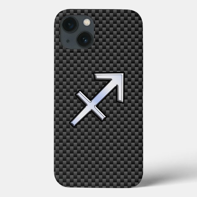 Coques Case-Mate iPhone Sagittaire d'argent Sagittarius SIGNE Zodiaque Imp (Verso)