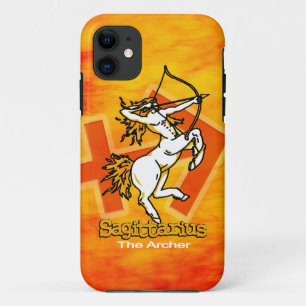 Etui iPhone Case-Mate Sagittaire L'Archer zodiaque feu orange
