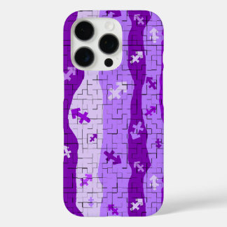 Coques iPhone 16 Pro Sagittaire Zodiac Stripes
