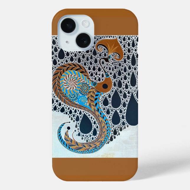 Coques Case-Mate iPhone Sahara Pearls Tribal Exotic Peacock (Verso)