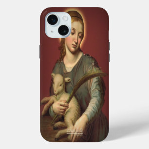 Coque iPhone 15 Mini Saint-Agnès de Rome