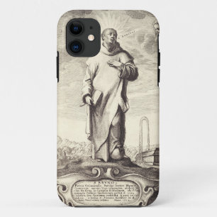 Case-Mate iPhone Case Saint Bruno de Cologne Gravure Ancienne Style Arti