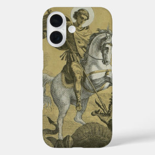 Coque Pour iPhone 16 Saint George Patron d'Angleterre