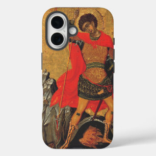 Coque Pour iPhone 16 Saint Georges et le Dragon Grand Martyr