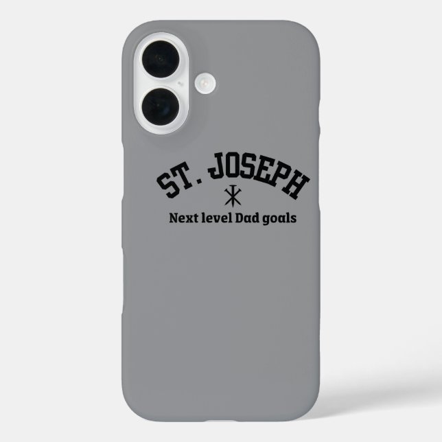 Coques Case-Mate iPhone Saint Joseph Niveau suivant Papa Objectifs Collégi (Verso)