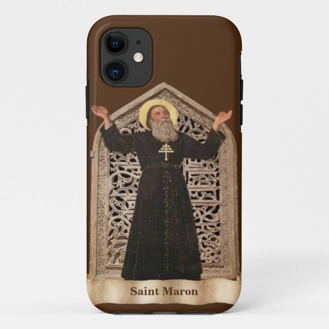 Coques Case-Mate iPhone Saint-Maron, Patron de l'Église catholique maronit (Dos)