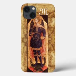 iPhone 13 Case SAINT MICHAEL ARCHANGEL AVEC monogramme DRAGON