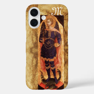 Coques iPhone 16 SAINT MICHAEL ARCHANGEL AVEC monogramme DRAGON