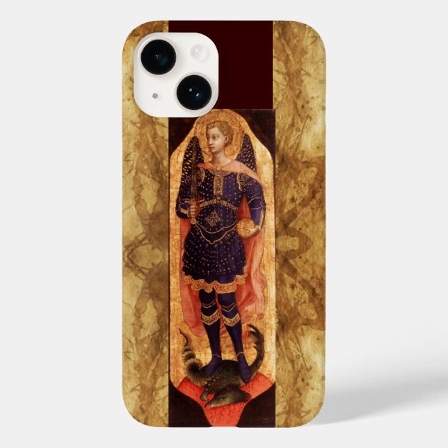 COQUES Case-Mate iPhone SAINT MICHAEL ARCHANGEL AVEC PARCHEMENT ANCIEN DRA (Verso)