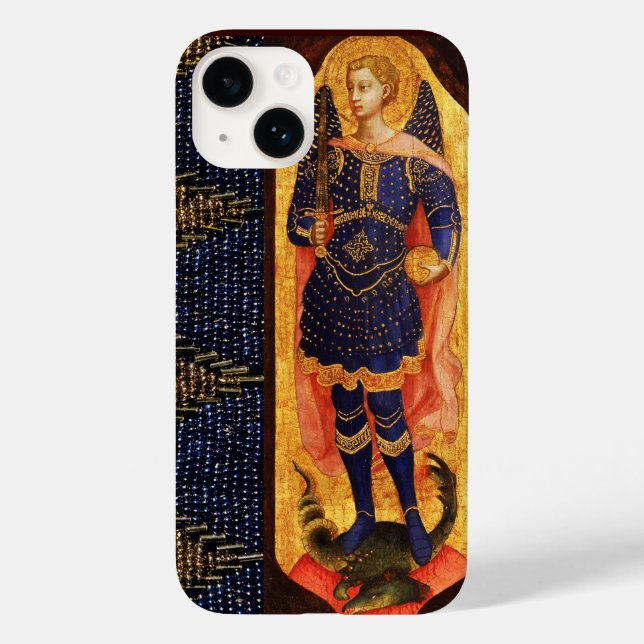 COQUES Case-Mate iPhone SAINT MICHAEL ARCHANGEL AVEC PARCHEMENT ANCIEN DRA (Verso)