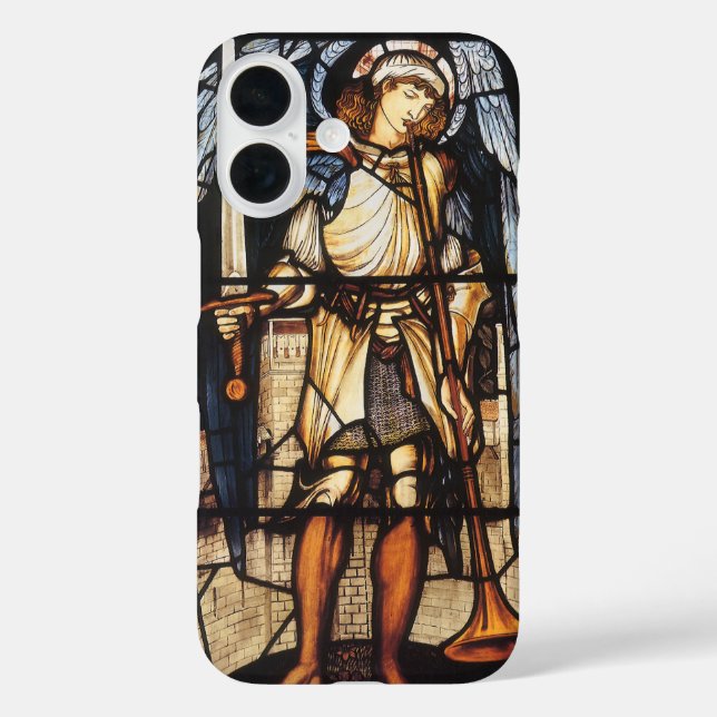 Coques Case-Mate iPhone Saint Michael par Sir Edward Coley Burne-Jones (Verso)