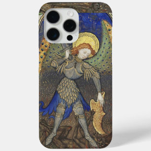 Coque iPhone 15 Pro Max Saint Michel l'Archange avec le diable