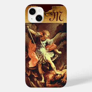 Coque Pour iPhone 14 Plus Saint Michel le Monogramme de l'archange