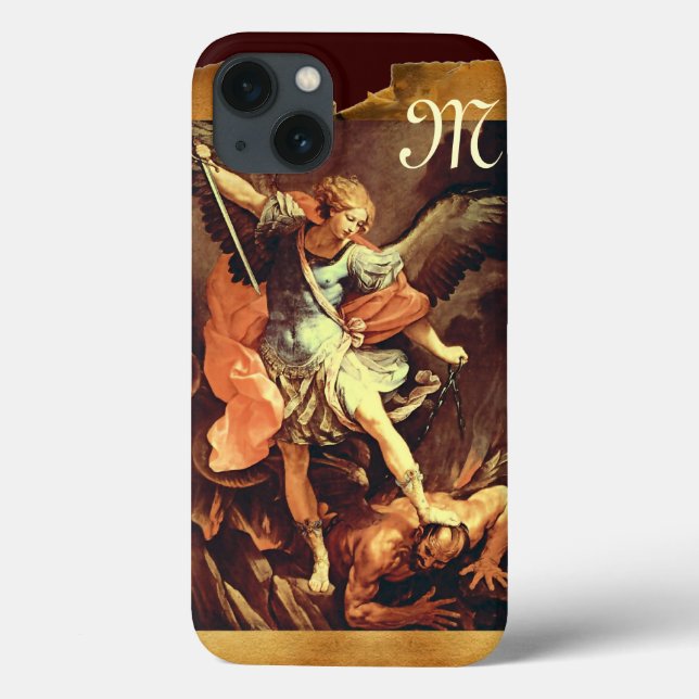 Coques Case-Mate iPhone Saint Michel le Monogramme de l'archange (Verso)