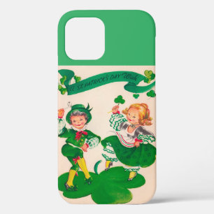 Case-Mate iPhone Case Saint Patrick's Day Boy & Girl, Vintage