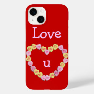 Coque Pour iPhone 14 Saint Valentin Coeur de bonbons