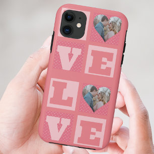 Case-Mate iPhone Case Saint-Valentin Romantique rose Love Heart Photo