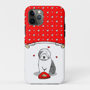 Case-Mate iPhone Case Saint-Valentin Vieux anglais Chien de mer gris 1 m