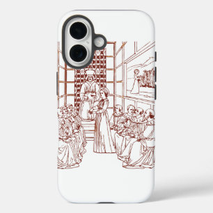 Coque Pour iPhone 16 Sainte Catherine disputant avec les érudits par Ma