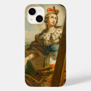 Coque Pour iPhone 14 Sainte Hélène avec la Vraie Croix Art sacré