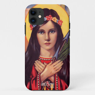 Coque iPhone 11 Sainte Philomène Patronesse de la jeunesse