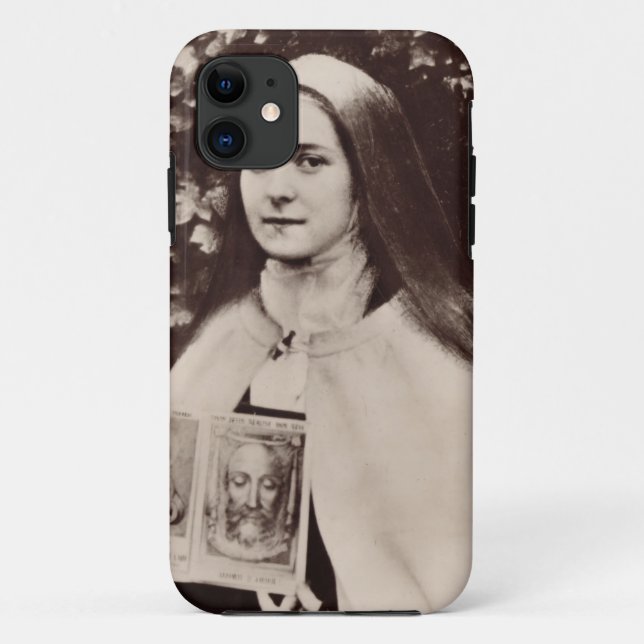 Coques Case-Mate iPhone Sainte Thérèse et le Saint Visage de Jésus (Dos)