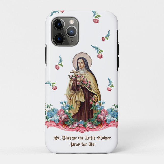 Coques Case-Mate iPhone Sainte-Thérèse Nun Carmelite catholique Rose Relig (Dos)