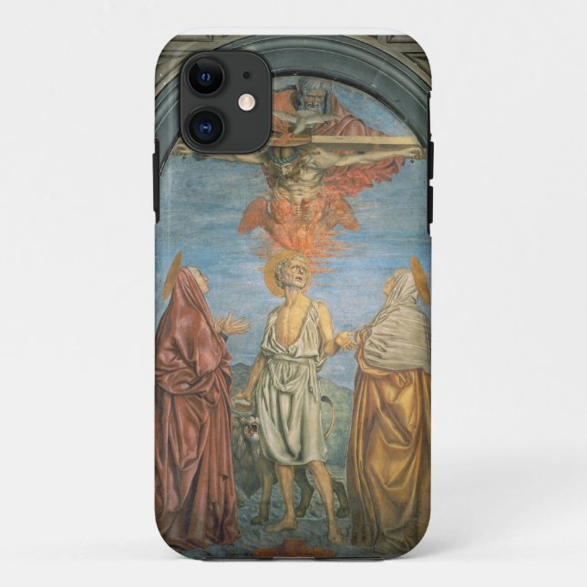 Coques Case-Mate iPhone Sainte Trinité avec Saint-Jérôme (fresque) (Dos)