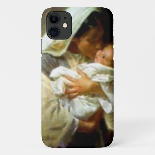 Coques Case-Mate iPhone Sainte Vierge Marie et Enfant Jésus (Dos)