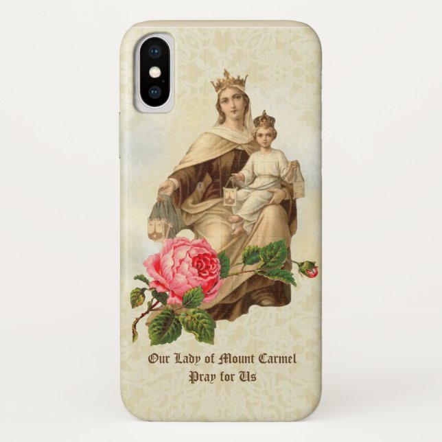 Coques Case-Mate iPhone Sainte Vierge Marie Mont Carmel (Dos)