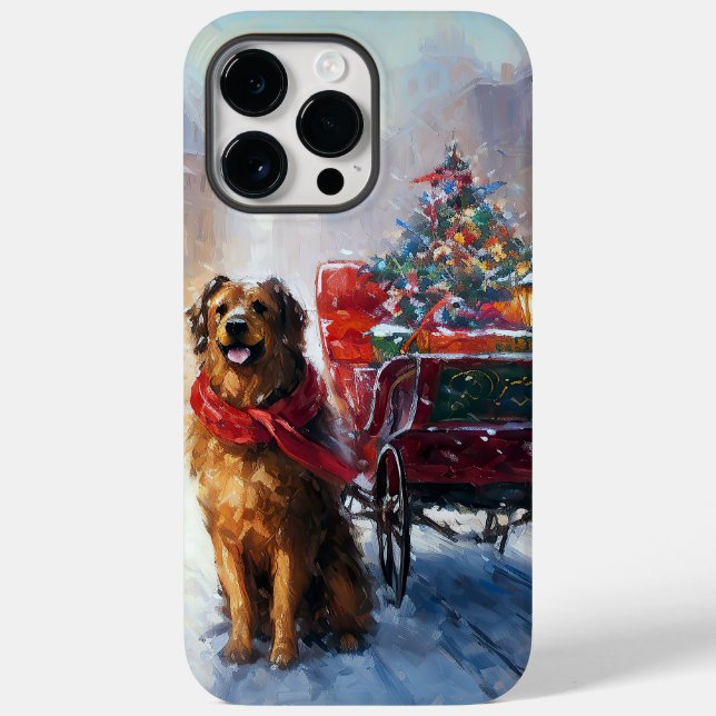 Coques Case-Mate iPhone Saison festive de Noël de Setter en Irlande (Verso)